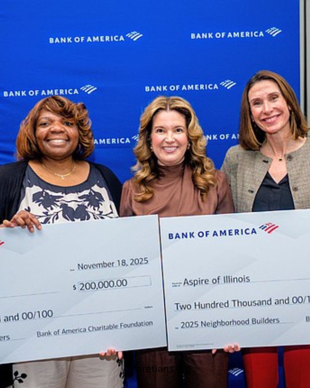 Subvention Bank of America - Missionnaires clarétiens