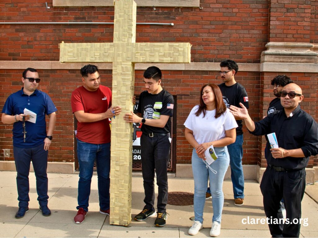 Fr Byron Macias, CMF at the Youth encounter