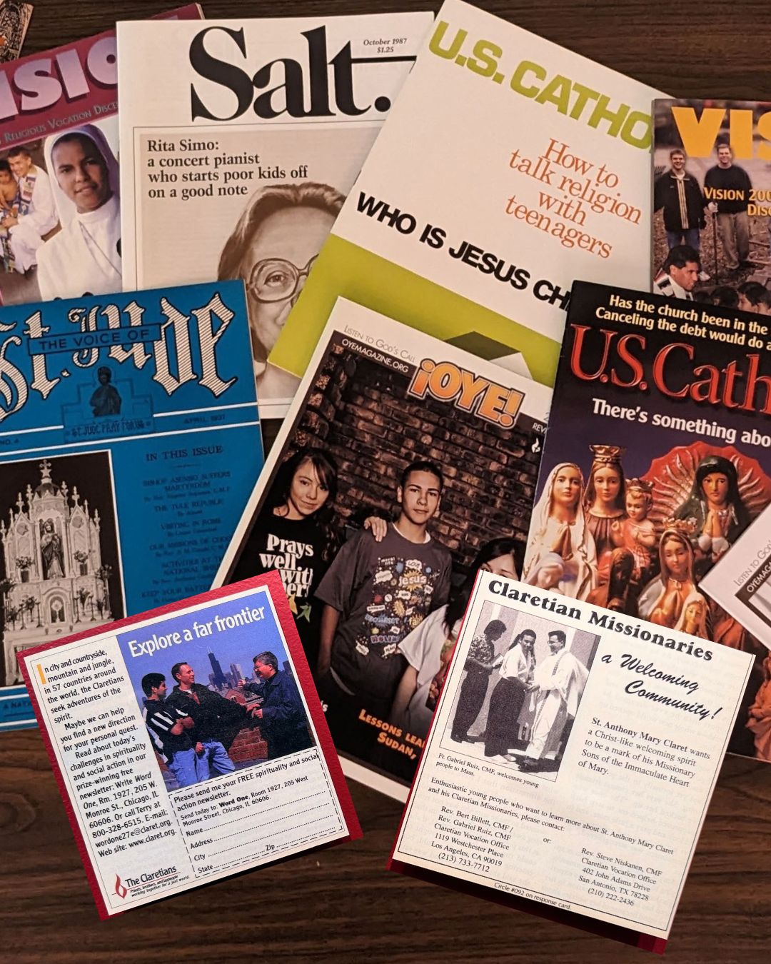 Magazine religious ads